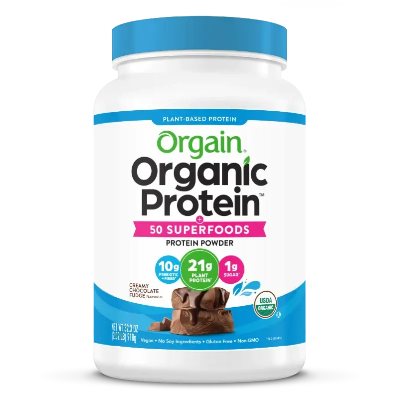 Organic Protein™ & Superfoods Plant Based Protein Powder Fitness Rabbi