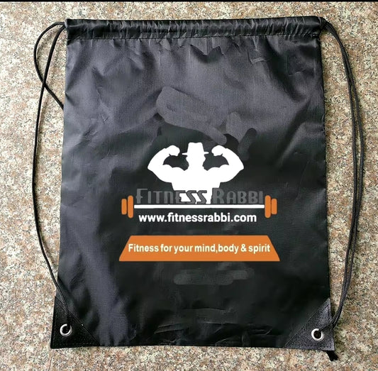 FITNESS RABBI DRAWSTRING BAGS