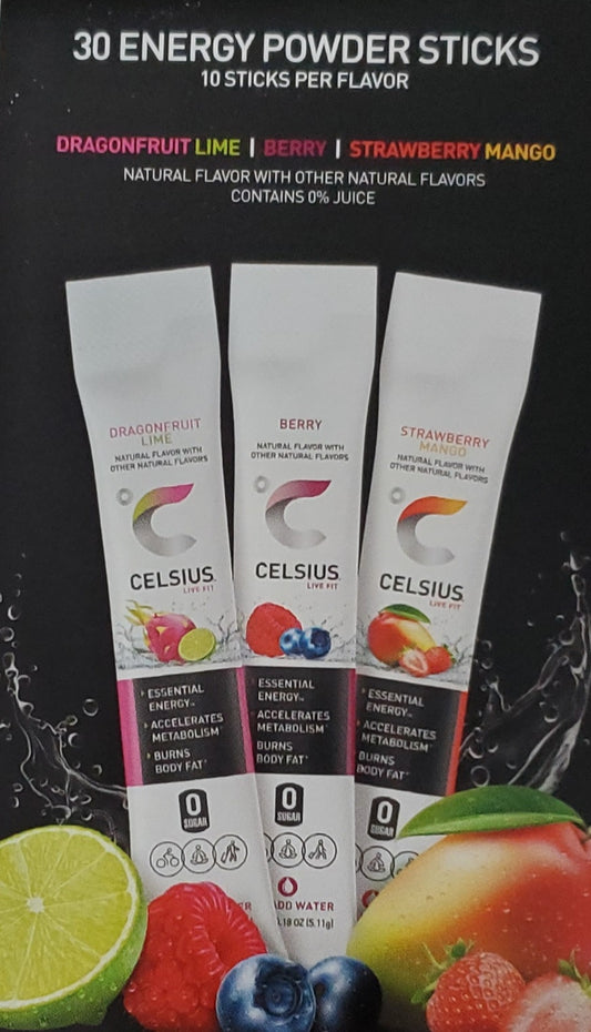 CELSIUS On The Go Energy Powder Sticks